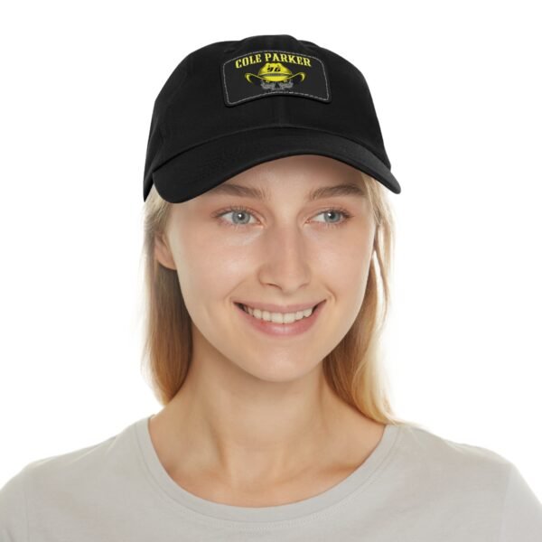 Dad Hat with Leather Patch (Rectangle) - Image 4
