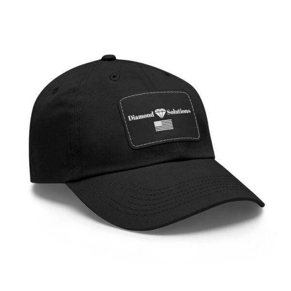 Dad Hat with Leather Patch (Rectangle) - Image 2